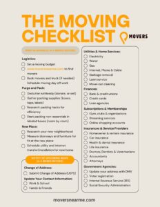 moving checklist pdf